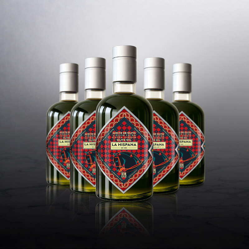 <b>Caja de 6 botellas</b><br/>Aceite de Oliva Virgen Extra.<br/>Variedad Picual. <br/>Orgullosamente hecho en España