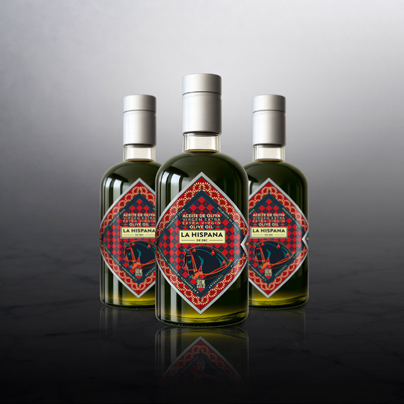 <b>Caja de 3 botellas</b><br/>Aceite de Oliva Virgen Extra.<br/>Variedad Picual. <br/>Orgullosamente hecho en España